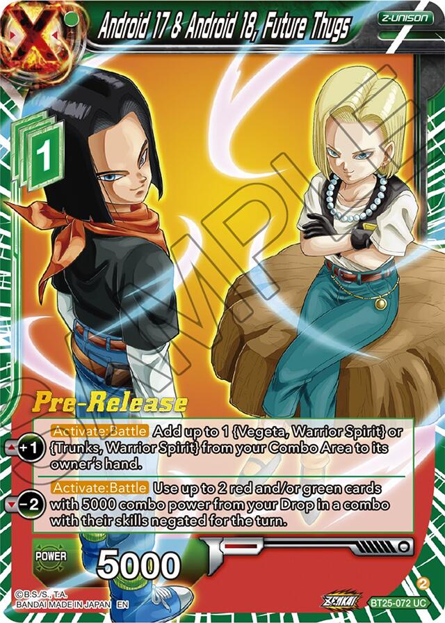 Android 17 & Android 18, Future Thugs (BT25-072) [Legend of the Dragon Balls Prerelease Promos] | Amazing Games TCG