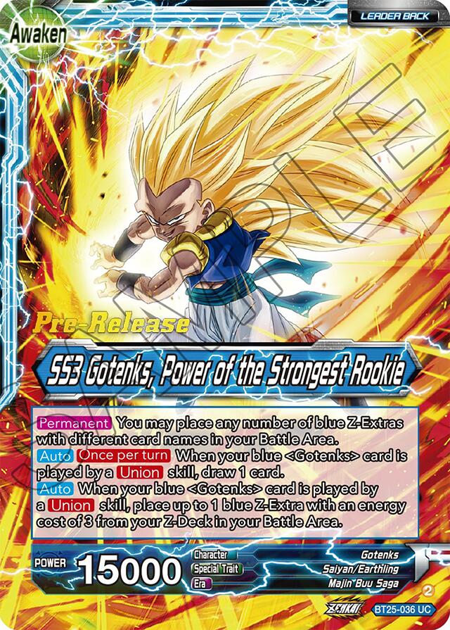 Gotenks // SS3 Gotenks, Power of the Strongest Rookie (BT25-036) [Legend of the Dragon Balls Prerelease Promos] | Amazing Games TCG