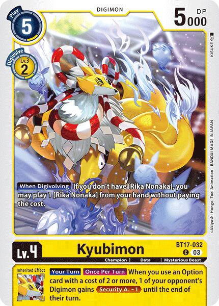 Kyubimon [BT17-032] [Secret Crisis] | Amazing Games TCG