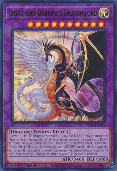 Light and Darkness Dragonlord [INFO-EN034] Ultra Rare | Amazing Games TCG