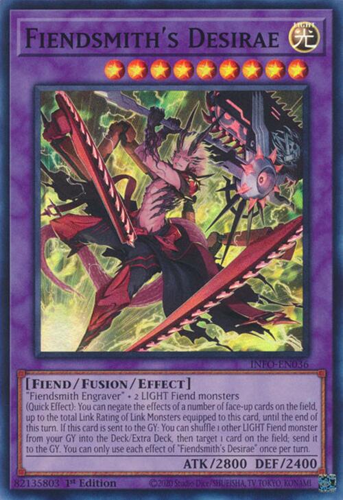 Fiendsmith's Desirae [INFO-EN036] Super Rare | Amazing Games TCG