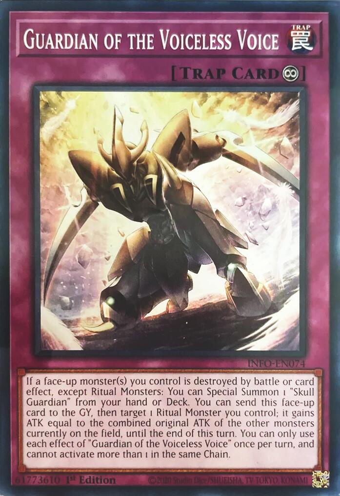 Guardian of the Voiceless Voice [INFO-EN074] Common | Amazing Games TCG