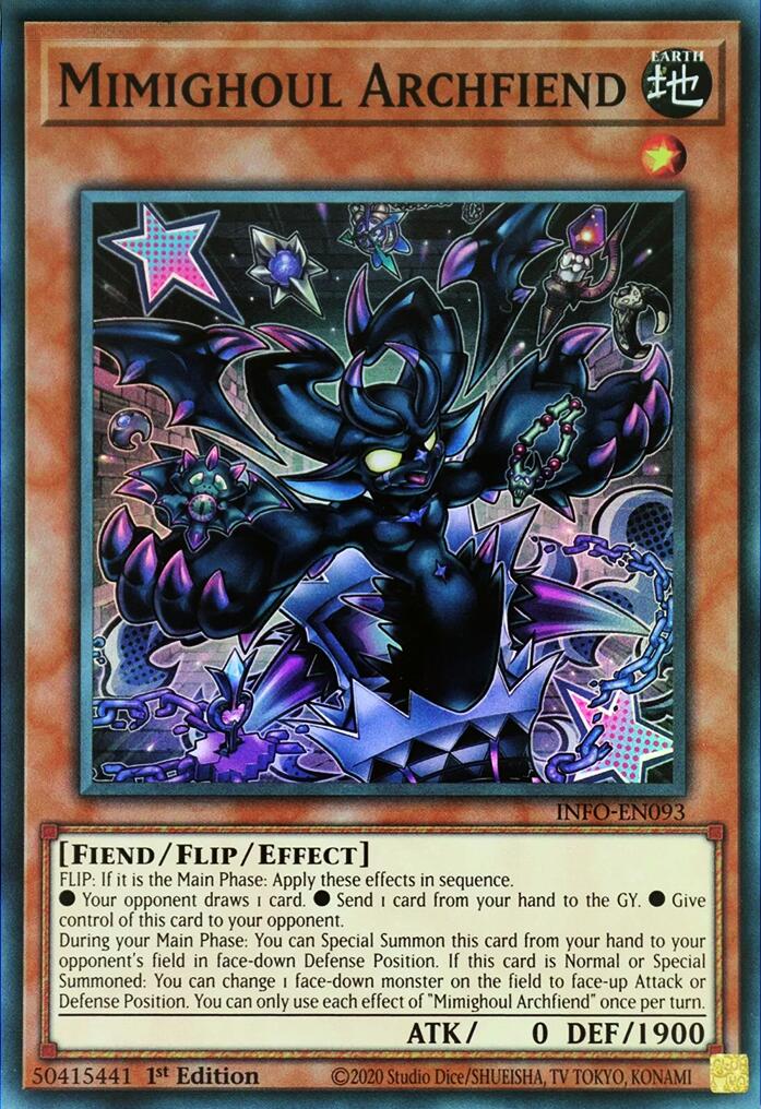 Mimighoul Archfiend [INFO-EN093] Super Rare | Amazing Games TCG