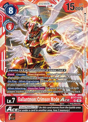 Gallantmon: Crimson Mode ACE [BT17-018] [Secret Crisis] | Amazing Games TCG