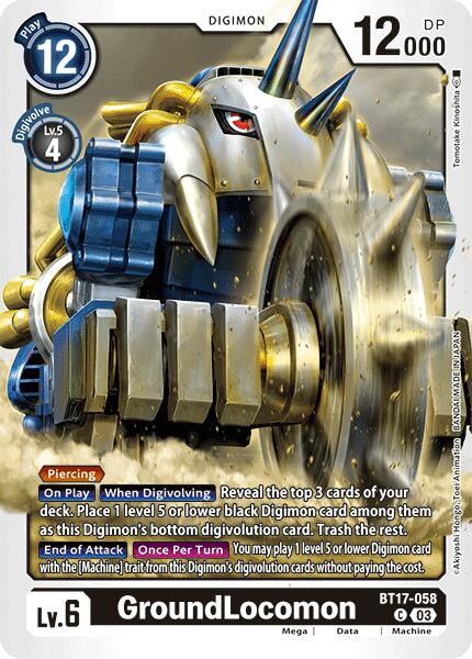 GroundLocomon [BT17-058] [Secret Crisis] | Amazing Games TCG