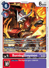 BurningGreymon [BT17-012] [Secret Crisis] | Amazing Games TCG