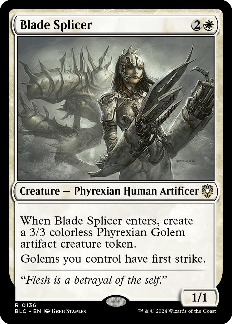 Blade Splicer [Bloomburrow Commander] | Amazing Games TCG