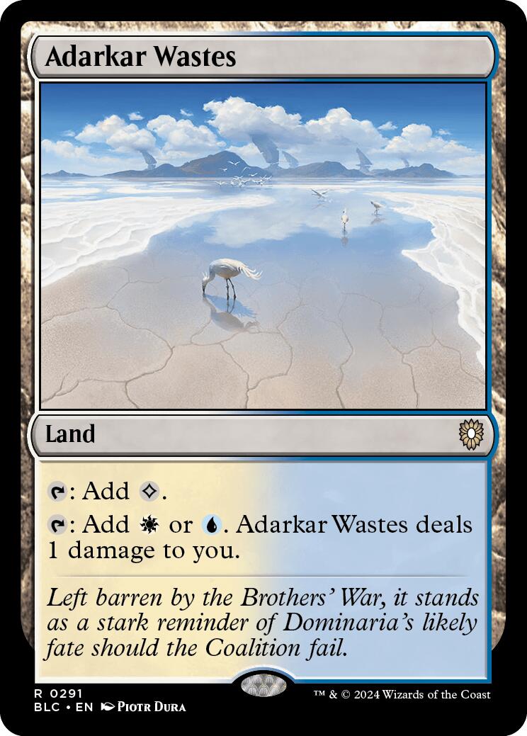 Adarkar Wastes [Bloomburrow Commander] | Amazing Games TCG