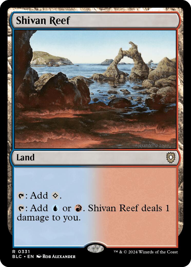 Shivan Reef [Bloomburrow Commander] | Amazing Games TCG