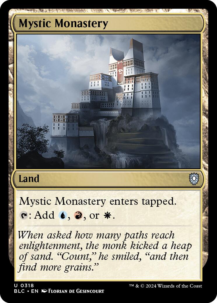 Mystic Monastery [Bloomburrow Commander] | Amazing Games TCG