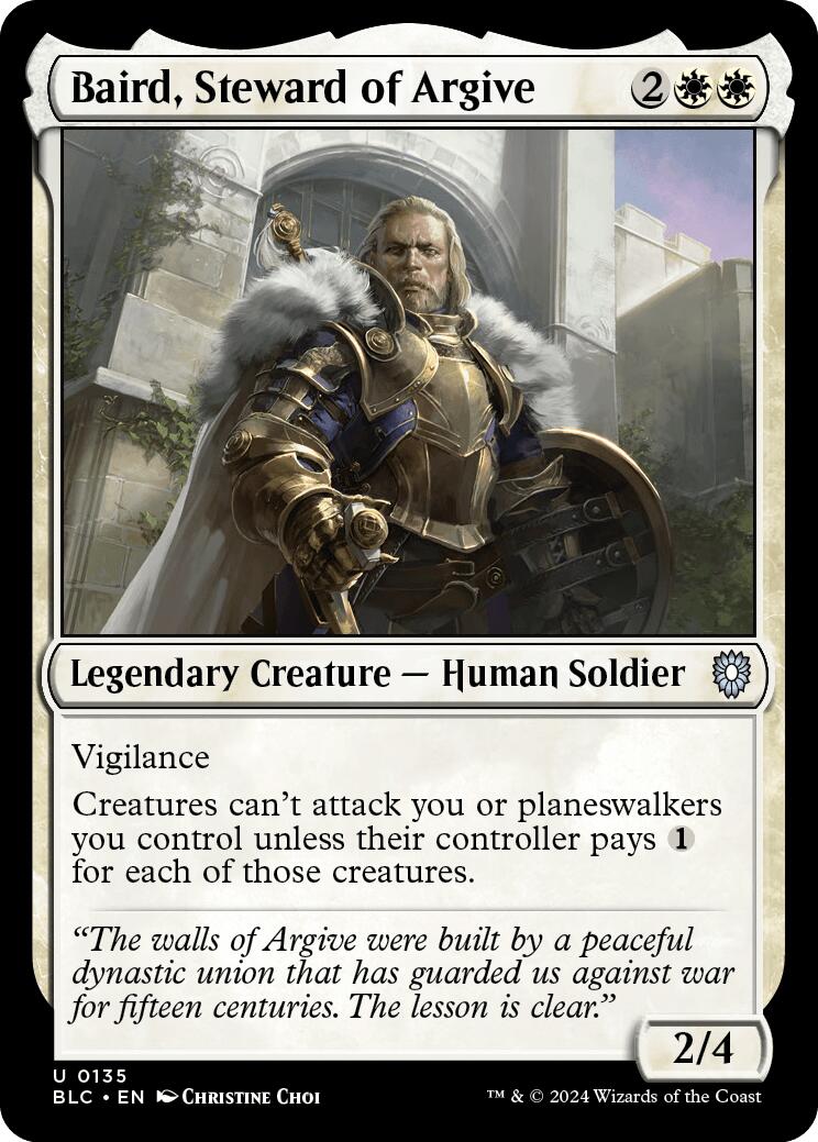 Baird, Steward of Argive [Bloomburrow Commander] | Amazing Games TCG