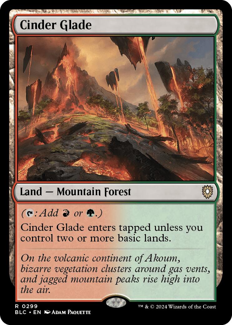 Cinder Glade [Bloomburrow Commander] | Amazing Games TCG