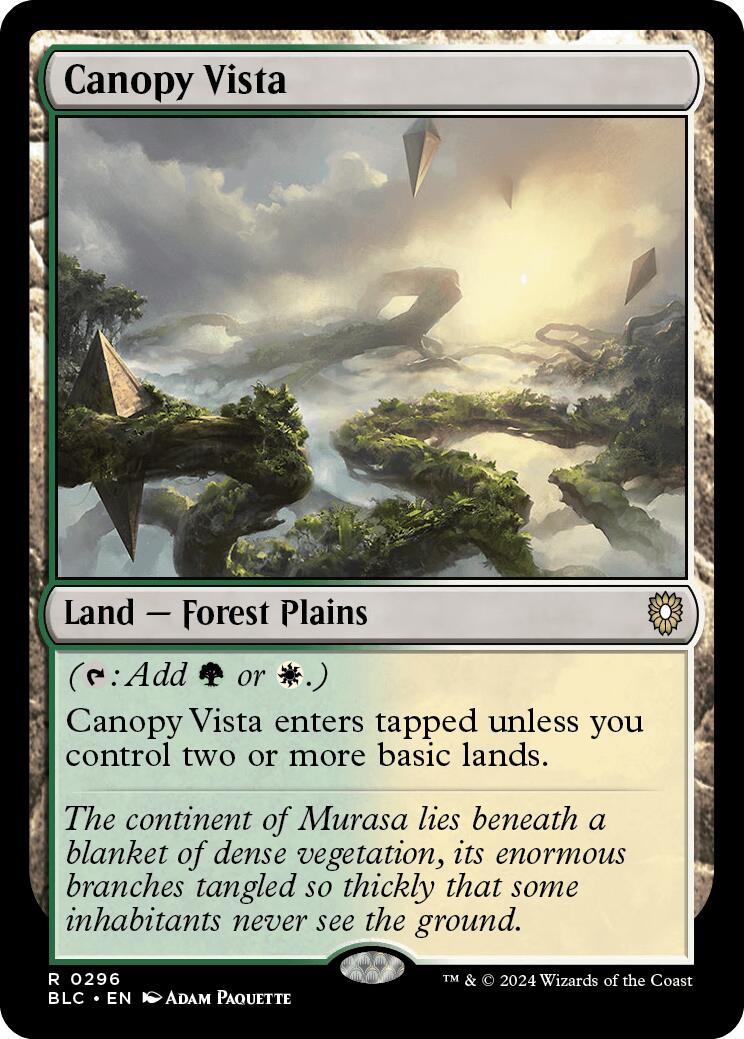 Canopy Vista [Bloomburrow Commander] | Amazing Games TCG