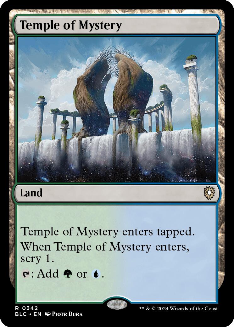 Temple of Mystery [Bloomburrow Commander] | Amazing Games TCG