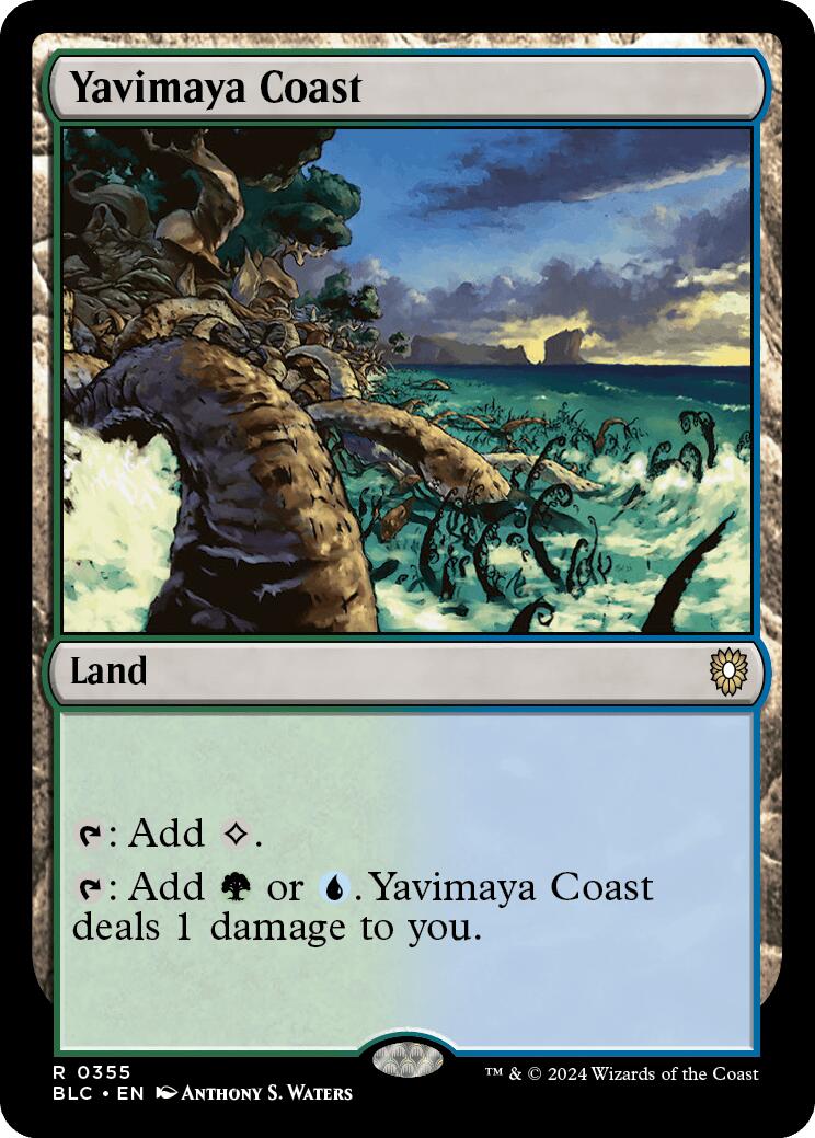 Yavimaya Coast [Bloomburrow Commander] | Amazing Games TCG