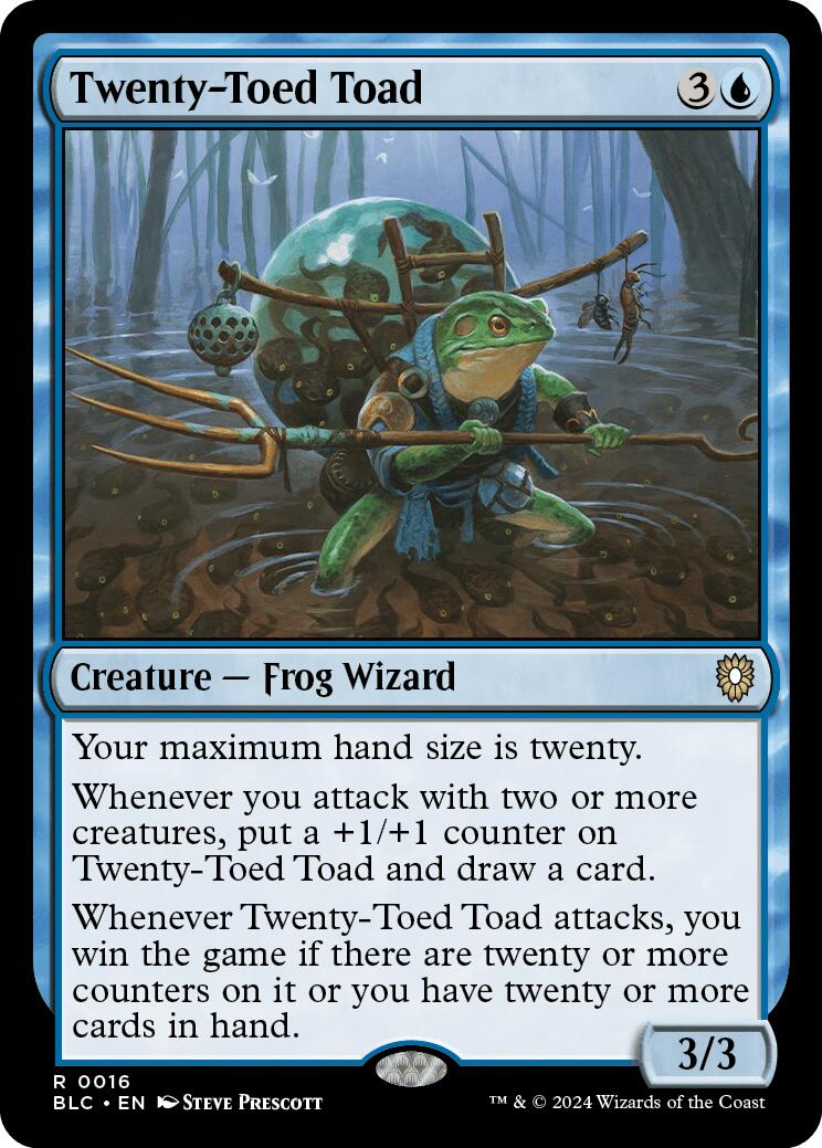 Twenty-Toed Toad [Bloomburrow Commander] | Amazing Games TCG