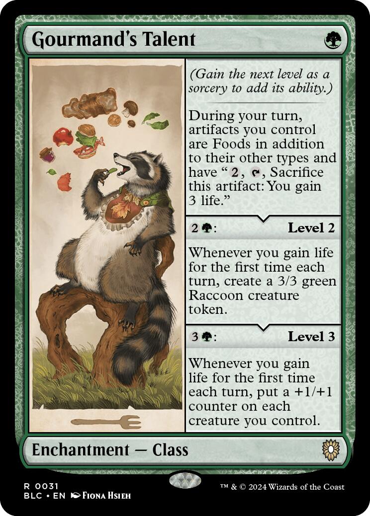 Gourmand's Talent [Bloomburrow Commander] | Amazing Games TCG