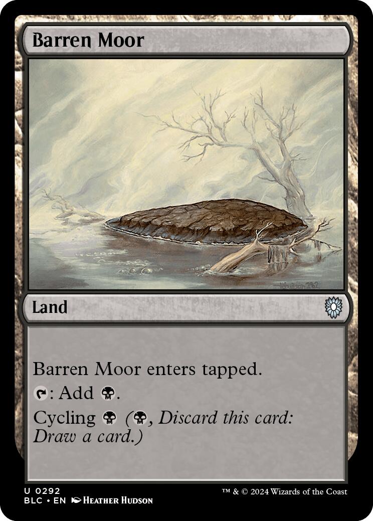 Barren Moor [Bloomburrow Commander] | Amazing Games TCG