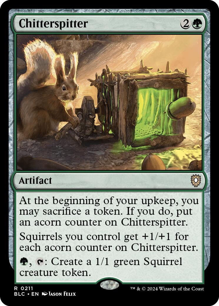 Chitterspitter [Bloomburrow Commander] | Amazing Games TCG