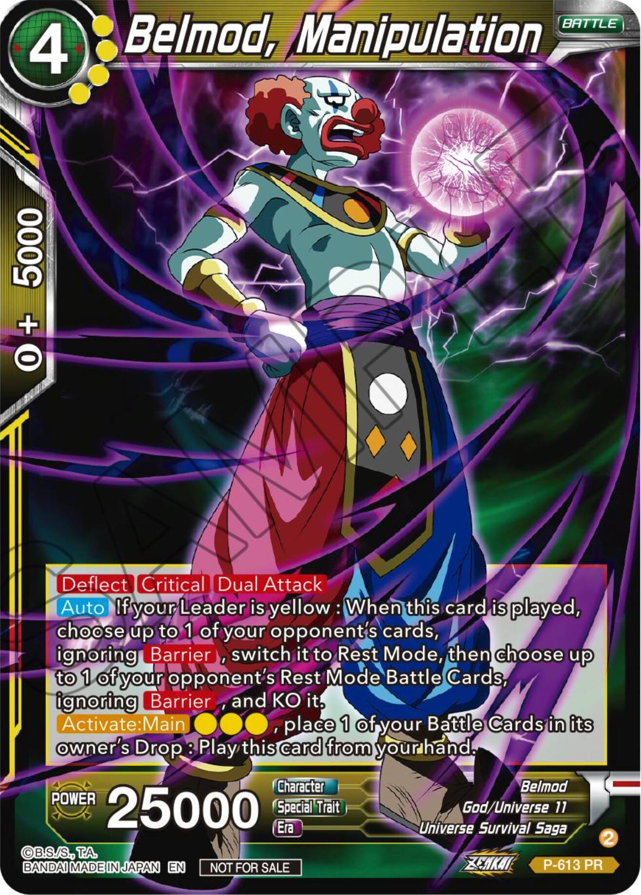 Belmod, Manipulation (Tournament Pack Vol. 8) (P-613) [Promotion Cards] | Amazing Games TCG