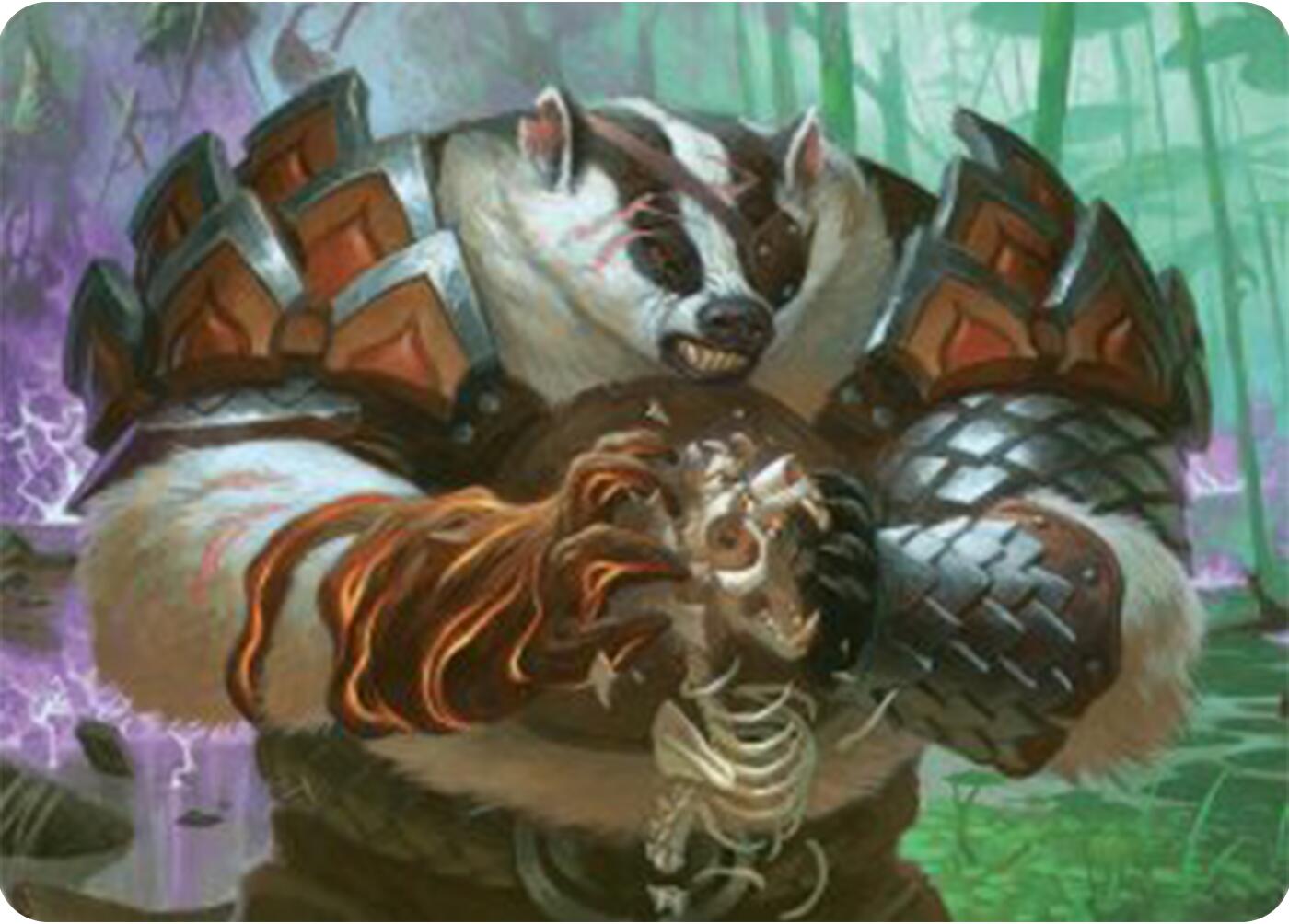 Hugs, Grisly Guardian Art Card [Bloomburrow Art Series] | Amazing Games TCG