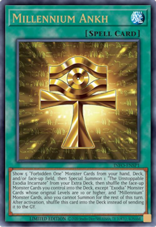 Millennium Ankh (INFO-ENSP1) [INFO-ENSP1] Secret Rare | Amazing Games TCG