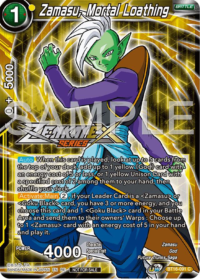 Zamasu, Mortal Loathing (Event Pack 15) (BT16-091) [Promotion Cards] | Amazing Games TCG