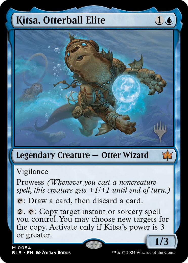 Kitsa, Otterball Elite (Promo Pack) [Bloomburrow Promos] | Amazing Games TCG