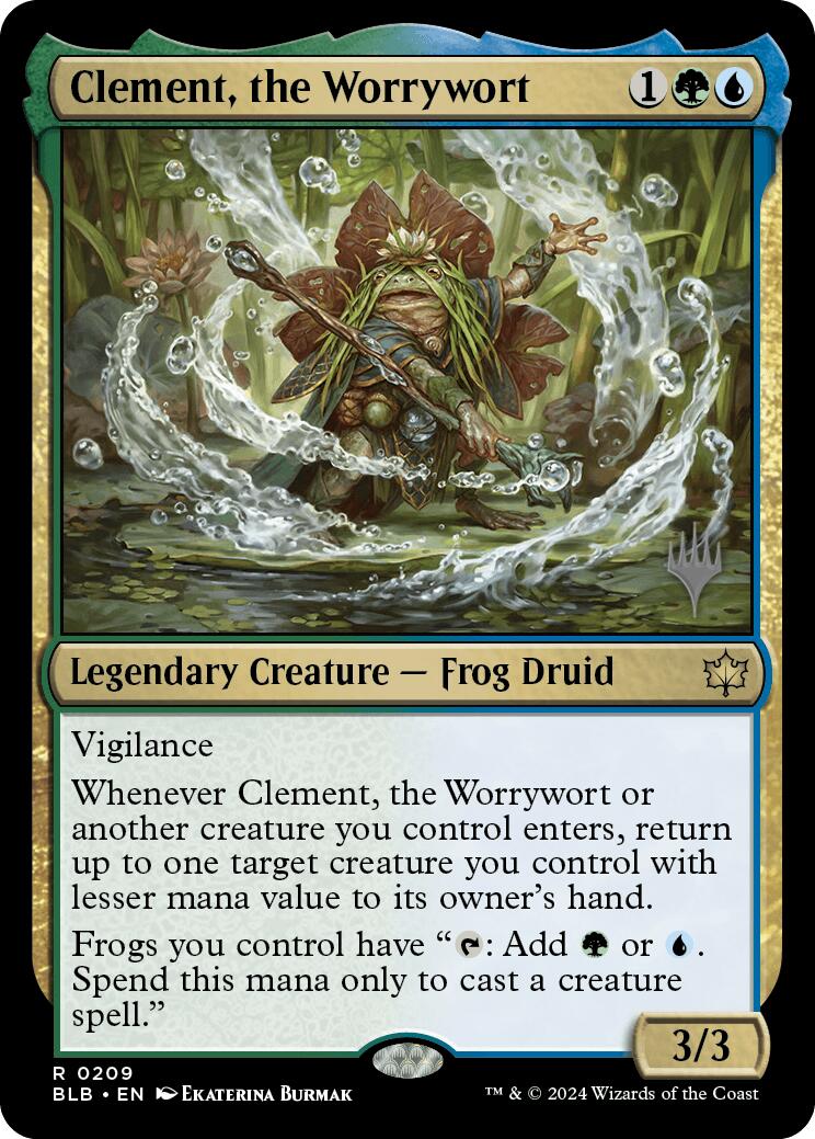 Clement, the Worrywort (Promo Pack) [Bloomburrow Promos] | Amazing Games TCG