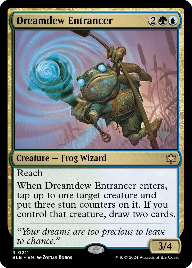 Dreamdew Entrancer (Promo Pack) [Bloomburrow Promos] | Amazing Games TCG