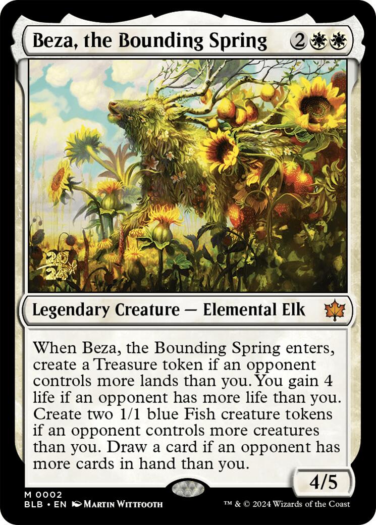 Beza, the Bounding Spring [Bloomburrow Prerelease Promos] | Amazing Games TCG