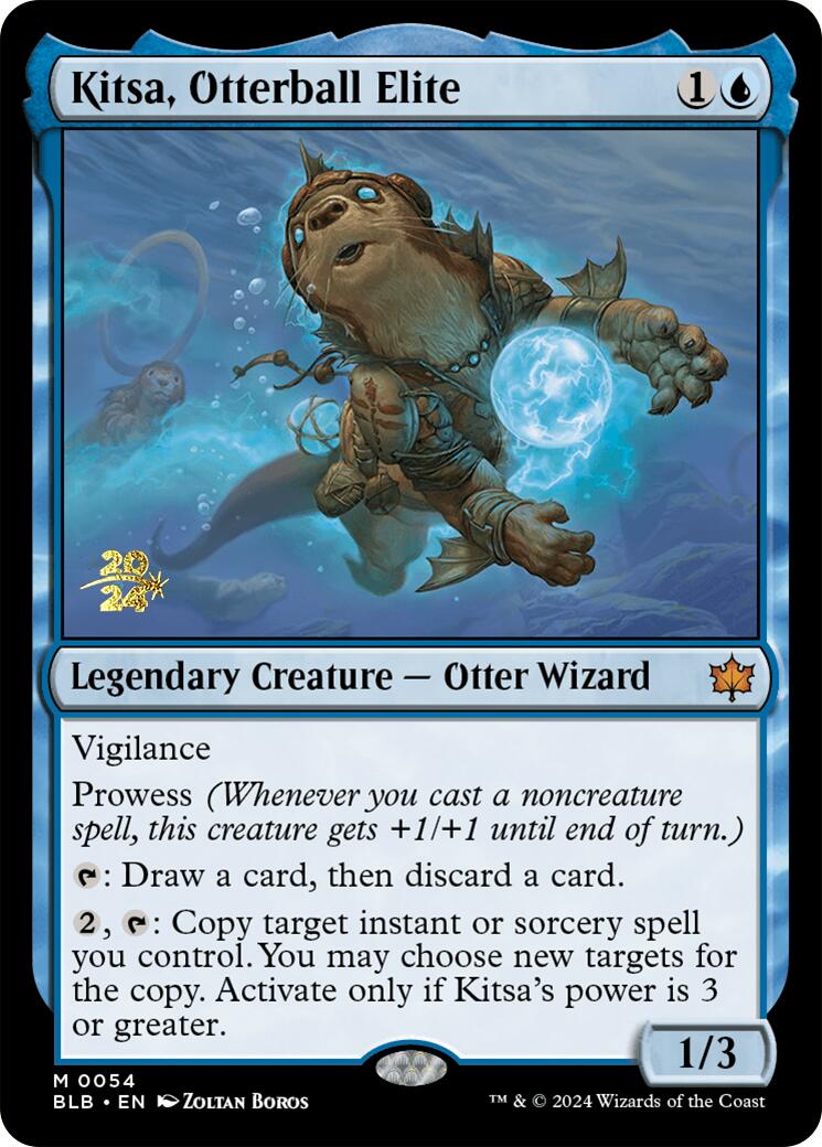 Kitsa, Otterball Elite [Bloomburrow Prerelease Promos] | Amazing Games TCG