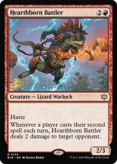 Hearthborn Battler [Bloomburrow Prerelease Promos] | Amazing Games TCG