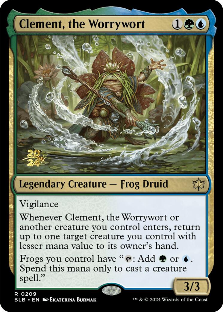 Clement, the Worrywort [Bloomburrow Prerelease Promos] | Amazing Games TCG