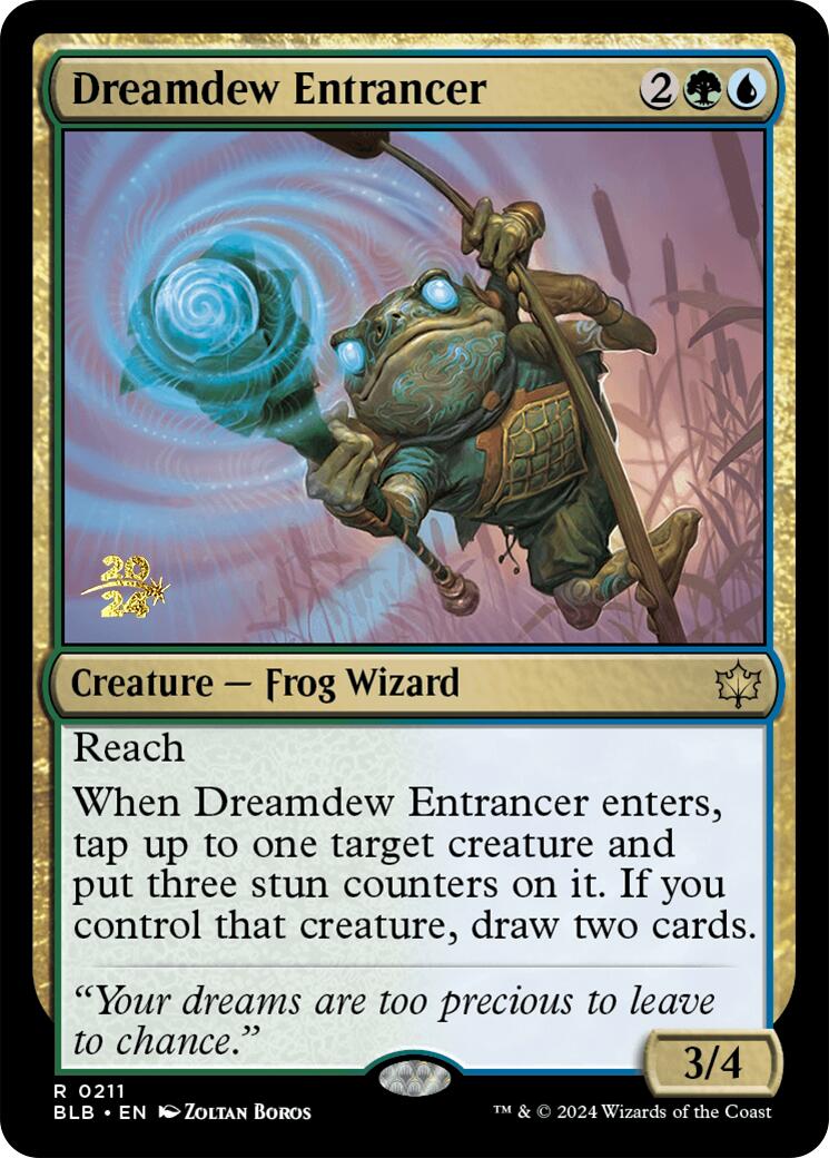 Dreamdew Entrancer [Bloomburrow Prerelease Promos] | Amazing Games TCG