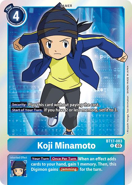 Koji Minamoto [BT17-083] [Secret Crisis] | Amazing Games TCG