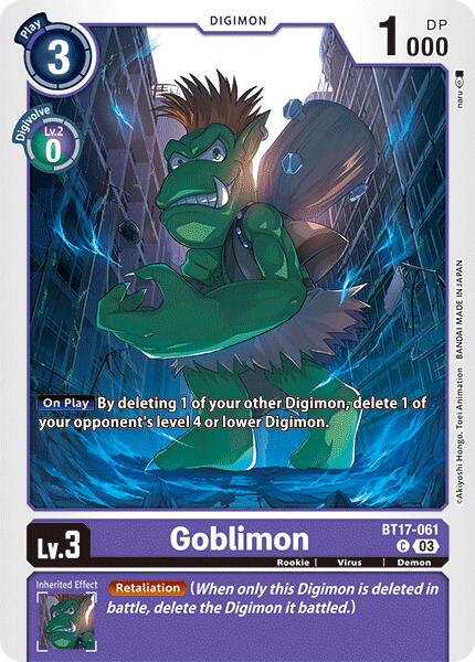 Goblimon [BT17-061] [Secret Crisis] | Amazing Games TCG