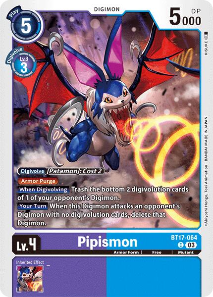 Pipismon [BT17-064] [Secret Crisis] | Amazing Games TCG