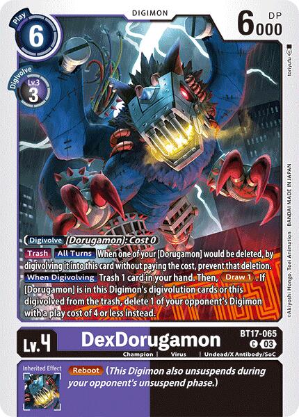 DexDorugamon [BT17-065] [Secret Crisis] | Amazing Games TCG