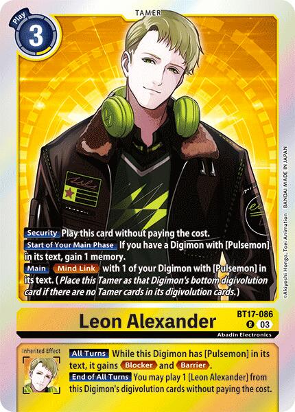 Leon Alexander [BT17-086] [Secret Crisis] | Amazing Games TCG