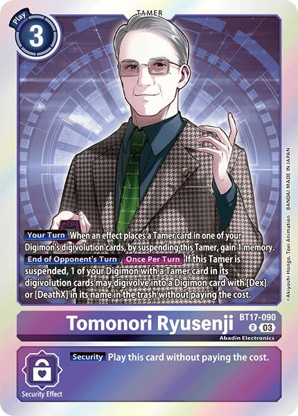 Tomonori Ryusenji [BT17-090] [Secret Crisis] | Amazing Games TCG