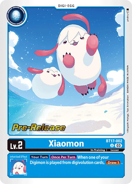 Xiaomon [BT17-002] [Secret Crisis Pre-Release Cards] | Amazing Games TCG