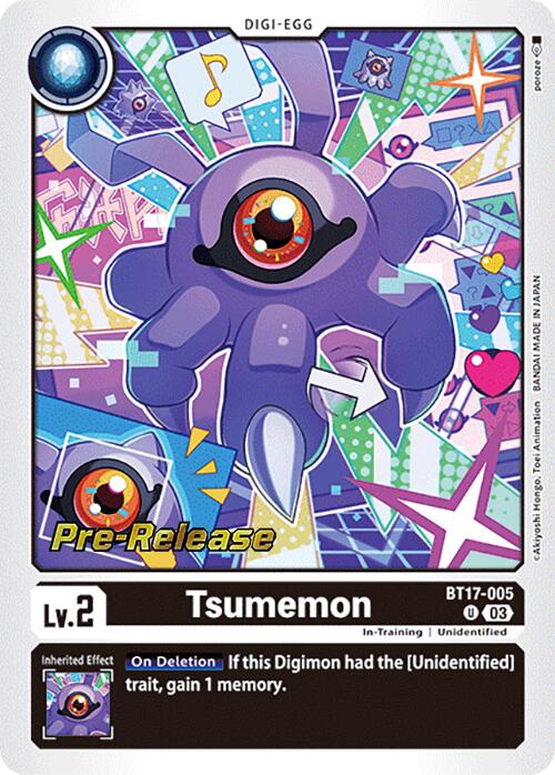 Tsumemon [BT17-005] [Secret Crisis Pre-Release Cards] | Amazing Games TCG