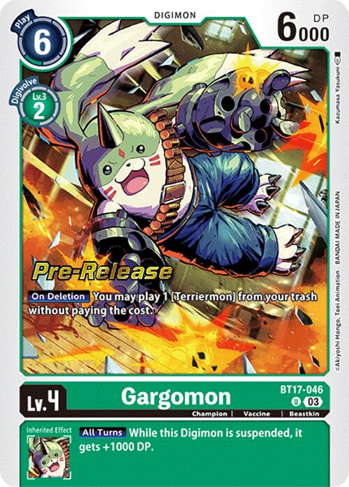 Gargomon [BT17-046] [Secret Crisis Pre-Release Cards] | Amazing Games TCG