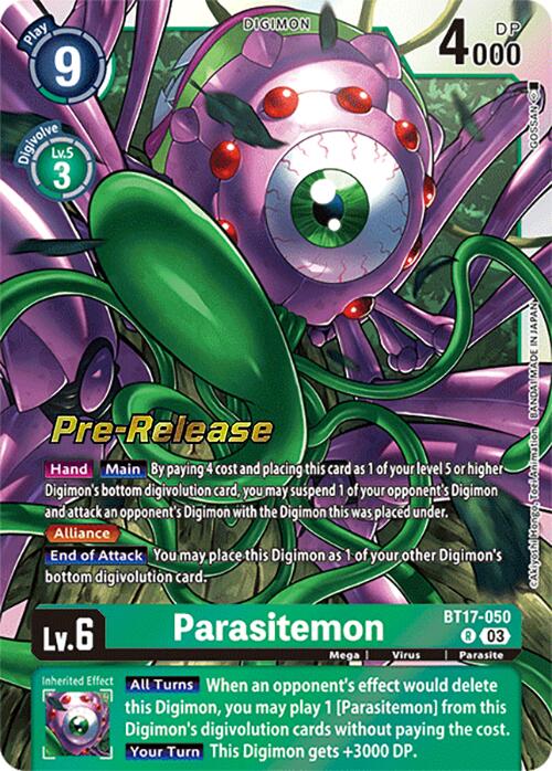 Parasitemon [BT17-050] [Secret Crisis Pre-Release Cards] | Amazing Games TCG