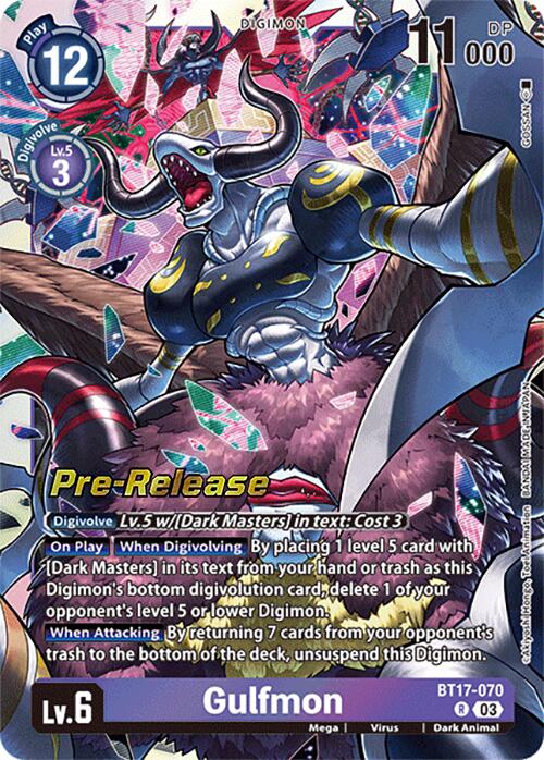 Gulfmon [BT17-070] [Secret Crisis Pre-Release Cards] | Amazing Games TCG