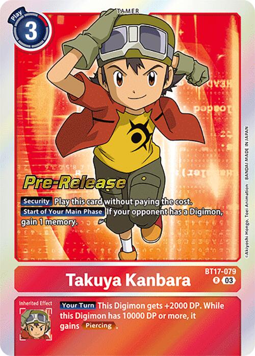 Takuya Kanbara [BT17-079] [Secret Crisis Pre-Release Cards] | Amazing Games TCG