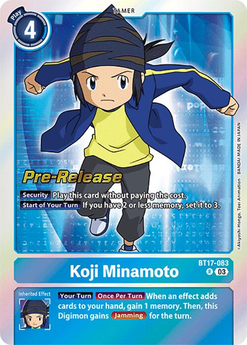 Koji Minamoto [BT17-083] [Secret Crisis Pre-Release Cards] | Amazing Games TCG