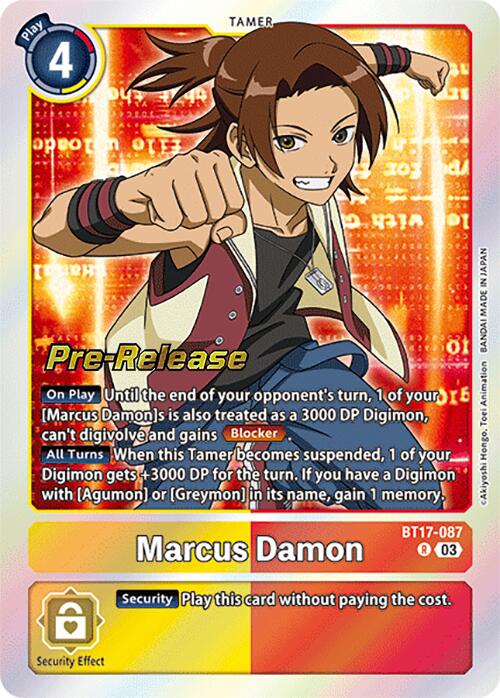 Marcus Damon [BT17-087] [Secret Crisis Pre-Release Cards] | Amazing Games TCG