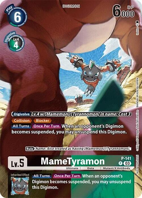 MameTyramon [P-141] (Update Pack 2024) [Secret Crisis] | Amazing Games TCG